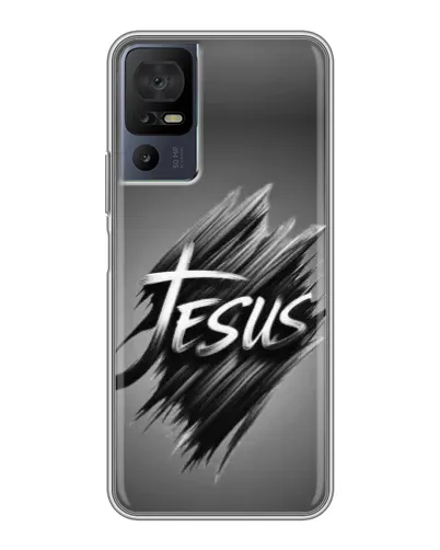 Чехол для TCL 40 SE с картинкой «Надпись Jesus Graffiti» Чехол для TCL 40 SE с картинкой «Надпись Jesus Graffiti»