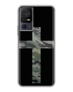 Чехол для TCL 40 SE с картинкой «Милитари Крест» Чехол для TCL 40 SE с картинкой «Милитари Крест»