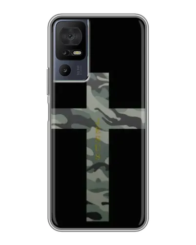 Чехол для TCL 40 SE с картинкой «Милитари Крест» Чехол для TCL 40 SE с картинкой «Милитари Крест»