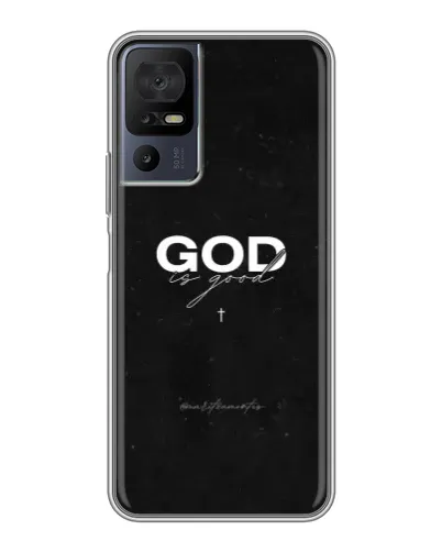 Чехол для TCL 40 SE с картинкой «GOD — Бог над всем» Чехол для TCL 40 SE с картинкой «GOD — Бог над всем»
