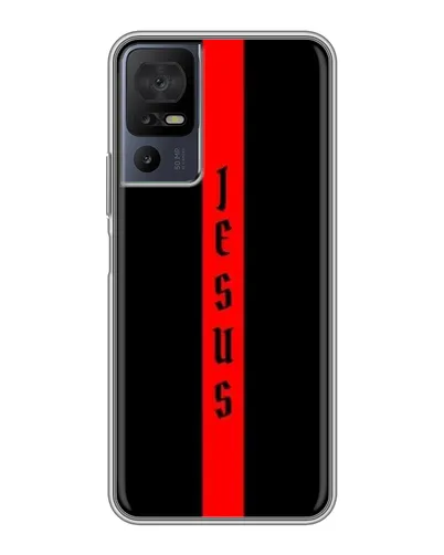 Чехол для TCL 40 SE с картинкой «Красная линия веры» Чехол для TCL 40 SE с картинкой «Красная линия веры»
