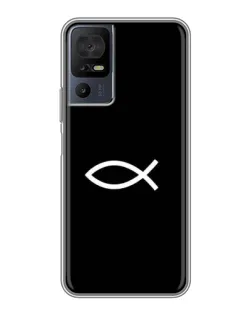 Чехол для TCL 40 SE с картинкой «Символ рыбы Jesus» Чехол для TCL 40 SE с картинкой «Символ рыбы Jesus»
