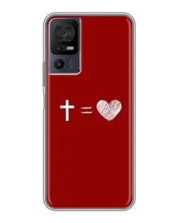 Чехол для TCL 40 SE с картинкой «Уравнение любви» Чехол для TCL 40 SE с картинкой «Уравнение любви»