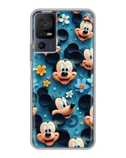 Чехол для TCL 40 SE с картинкой «Паттерн Микки и Минни» Чехол для TCL 40 SE с картинкой «Паттерн Микки и Минни»