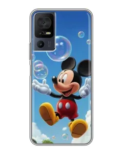 Чехол для TCL 40 SE с картинкой «Mickey и мыльные пузыри» Чехол для TCL 40 SE с картинкой «Mickey и мыльные пузыри»