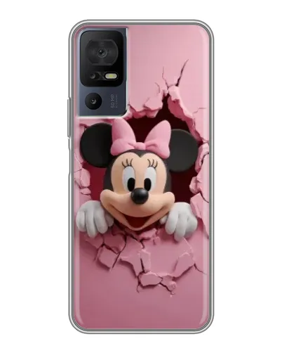 Чехол для TCL 40 SE с картинкой «Минни сквозь стену»