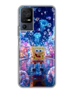 Чехол для TCL 40 SE с картинкой «Неоновый океан» Чехол для TCL 40 SE с картинкой «Неоновый океан»