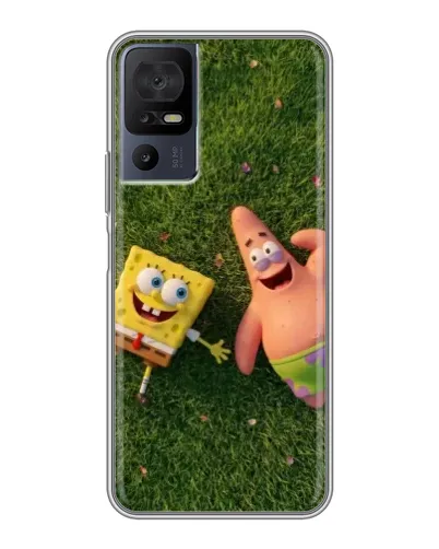 Чехол для TCL 40 SE с картинкой «Друзья на лужайке» Чехол для TCL 40 SE с картинкой «Друзья на лужайке»