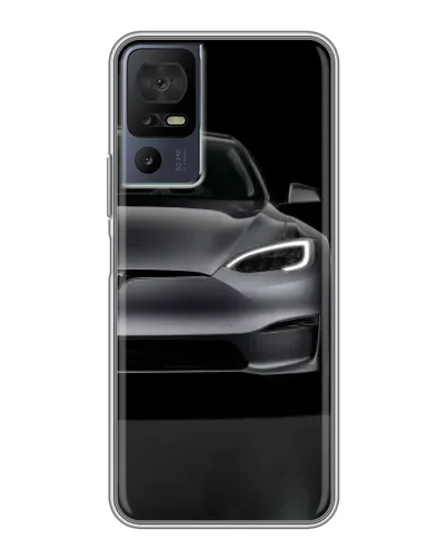 Чехол для TCL 40 SE с картинкой «Tesla Model S Look» Чехол для TCL 40 SE с картинкой «Tesla Model S Look»