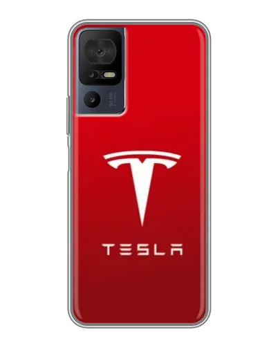 Чехол для TCL 40 SE с картинкой «Tesla Red Classic» Чехол для TCL 40 SE с картинкой «Tesla Red Classic»