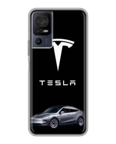 Чехол для TCL 40 SE с картинкой «Tesla Model Y» Чехол для TCL 40 SE с картинкой «Tesla Model Y»