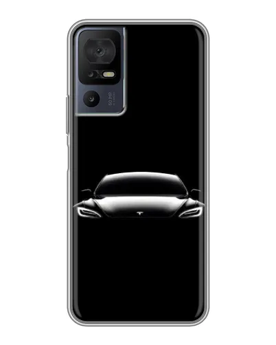 Чехол для TCL 40 SE с картинкой «Фары Tesla Night» Чехол для TCL 40 SE с картинкой «Фары Tesla Night»