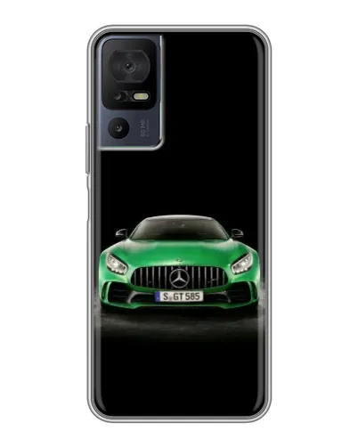 Чехол для TCL 40 SE с картинкой «Mercedes — неоновый лого» Чехол для TCL 40 SE с картинкой «Mercedes — неоновый лого»