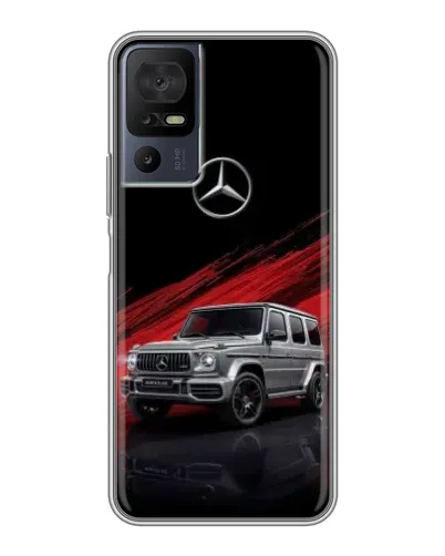 Чехол для TCL 40 SE с картинкой «Mercedes G-Class красный» Чехол для TCL 40 SE с картинкой «Mercedes G-Class красный»