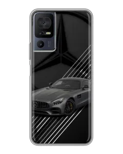 Чехол для TCL 40 SE с картинкой «Mercedes AMG — графика»