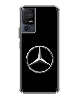 Чехол для TCL 40 SE с картинкой «Mercedes классический лого»