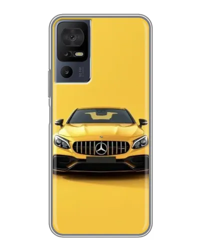 Чехол для TCL 40 SE с картинкой «Желтый Mercedes GT» Чехол для TCL 40 SE с картинкой «Желтый Mercedes GT»