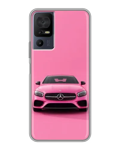 Чехол для TCL 40 SE с картинкой «Розовый Mercedes AMG» Чехол для TCL 40 SE с картинкой «Розовый Mercedes AMG»