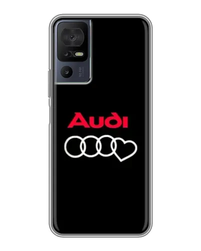 Чехол для TCL 40 SE с картинкой «Логотип Audi Heart» Чехол для TCL 40 SE с картинкой «Логотип Audi Heart»