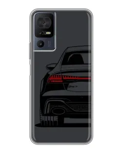 Чехол для TCL 40 SE с картинкой «Задняя часть Audi — арт»