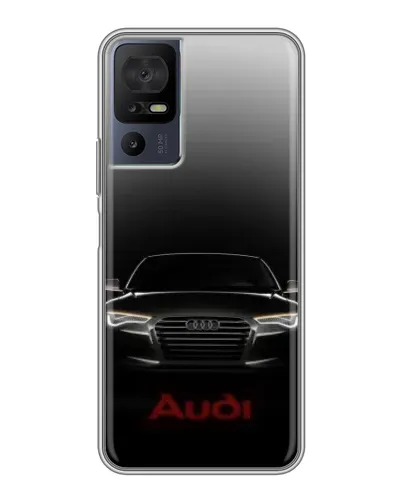 Чехол для TCL 40 SE с картинкой «Audi — градиентный контур» Чехол для TCL 40 SE с картинкой «Audi — градиентный контур»