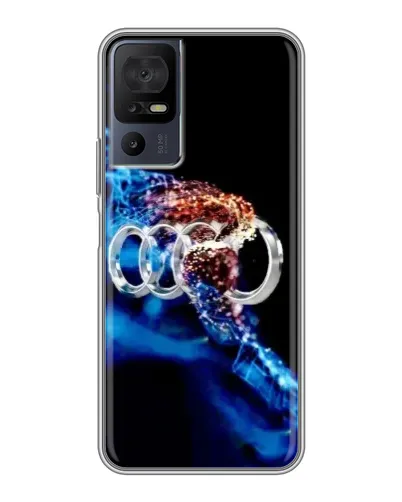 Чехол для TCL 40 SE с картинкой «Энергия лого Audi» Чехол для TCL 40 SE с картинкой «Энергия лого Audi»