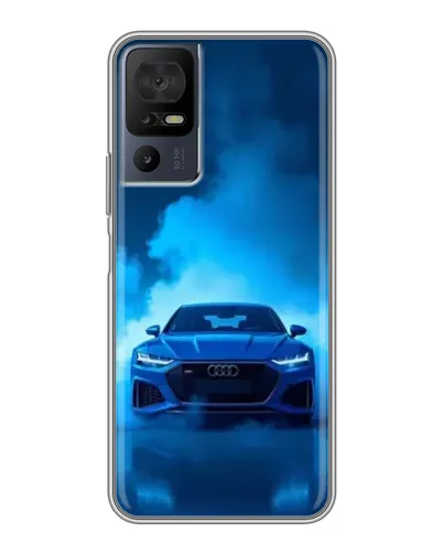 Чехол для TCL 40 SE с картинкой «Audi — голубая энергия» Чехол для TCL 40 SE с картинкой «Audi — голубая энергия»