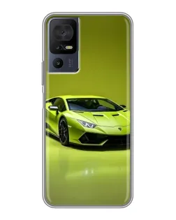 Чехол для TCL 40 SE с картинкой «Салатовый Lamborghini Huracan» Чехол для TCL 40 SE с картинкой «Салатовый Lamborghini Huracan»