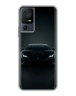 Чехол для TCL 40 SE с картинкой «Черный Lamborghini Aventador» Чехол для TCL 40 SE с картинкой «Черный Lamborghini Aventador»