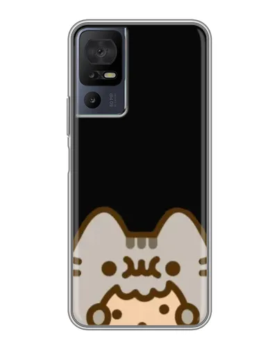 Чехол для TCL 40 SE с картинкой «Пушин на черном» Чехол для TCL 40 SE с картинкой «Пушин на черном»