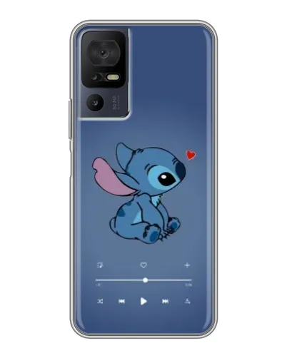 Чехол для TCL 40 SE с картинкой «Музыкальный Stitch»