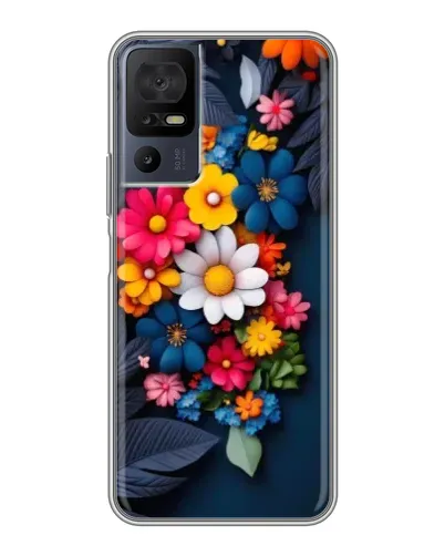 Чехол для TCL 40 SE с картинкой «Цветочная феерия» Чехол для TCL 40 SE с картинкой «Цветочная феерия»