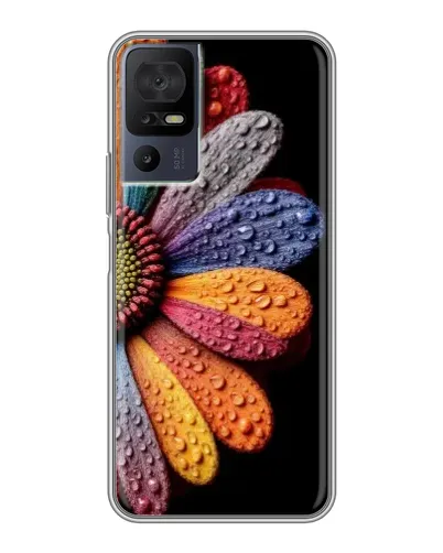 Чехол для TCL 40 SE с картинкой «Радужный цветок» Чехол для TCL 40 SE с картинкой «Радужный цветок»