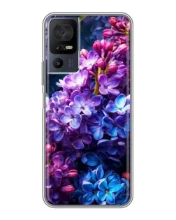 Чехол для TCL 40 SE с картинкой «Сиреневый цвет»
