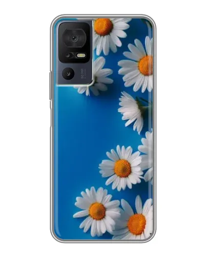 Чехол для TCL 40 SE с картинкой «Белоснежные маргаритки» Чехол для TCL 40 SE с картинкой «Белоснежные маргаритки»