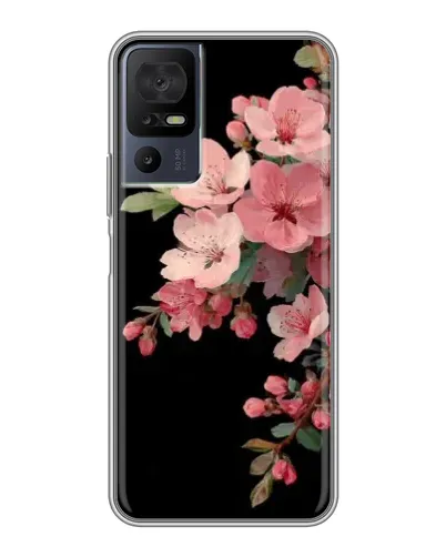 Чехол для TCL 40 SE с картинкой «Розовая ветка сакуры» Чехол для TCL 40 SE с картинкой «Розовая ветка сакуры»