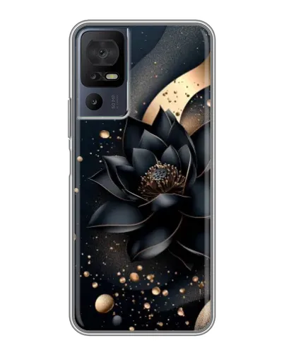 Чехол для TCL 40 SE с картинкой «Черный лотос» Чехол для TCL 40 SE с картинкой «Черный лотос»