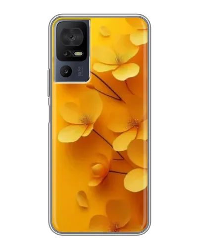 Чехол для TCL 40 SE с картинкой «Золотые лепестки» Чехол для TCL 40 SE с картинкой «Золотые лепестки»