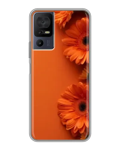 Чехол для TCL 40 SE с картинкой «Оранжевые герберы» Чехол для TCL 40 SE с картинкой «Оранжевые герберы»
