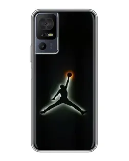 Чехол для TCL 50 5G с картинкой «Jordan Gradient Logo»