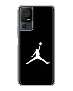 Чехол для TCL 50 5G с картинкой «Jordan Silhouette»