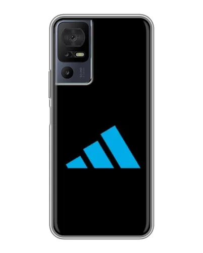 Чехол для TCL 50 5G с картинкой «Adidas Cyan Logo»