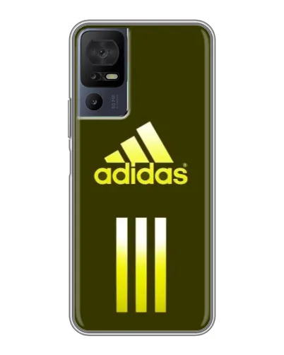 Чехол для TCL 50 5G с картинкой «Оливковый градиент Adidas»
