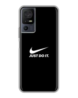 Чехол для TCL 50 5G с картинкой «Минимализм от Nike»