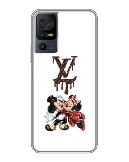 Чехол для TCL 50 5G с картинкой «LV и Микки Маус»