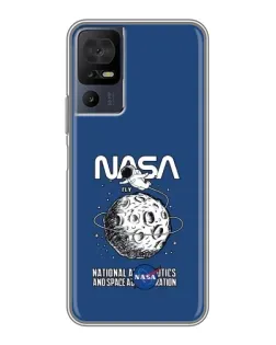 Чехол для TCL 50 5G с картинкой «NASA — лунная миссия» Чехол для TCL 50 5G с картинкой «NASA — лунная миссия»
