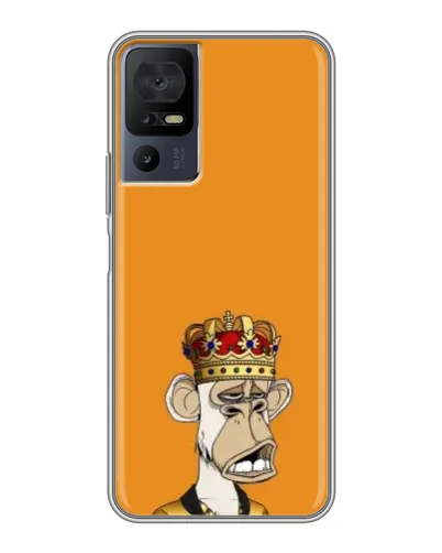 Чехол для TCL 50 5G с картинкой «Золотая обезьяна Bored Ape»