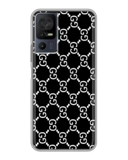 Чехол для TCL 50 5G с картинкой «Gucci — сетчатый паттерн»