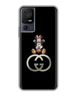 Чехол для TCL 50 5G с картинкой «Минни Маус на лого»