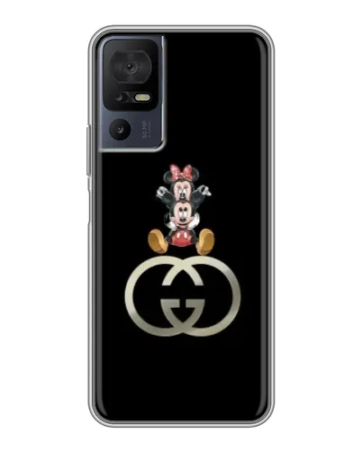 Чехол для TCL 50 5G с картинкой «Минни Маус на лого» Чехол для TCL 50 5G с картинкой «Минни Маус на лого»
